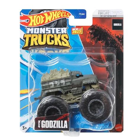 Hot Wheels Monster Trucks Godzilla Mattel Shopee Brasil