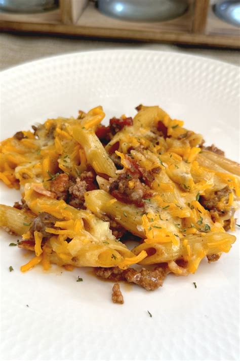 Bacon Cheeseburger Pasta An Easy Recipe For Two