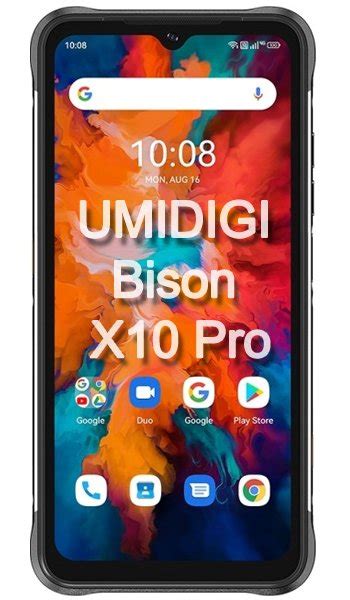 Umidigi Bison X10 Pro Fiche technique et caractéristiques