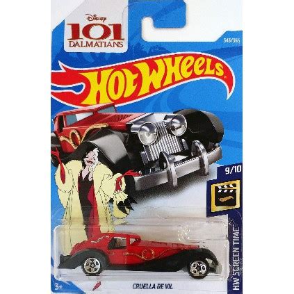 Hot Wheels Cruella De Vil Disney Dalmatians Shopee Malaysia
