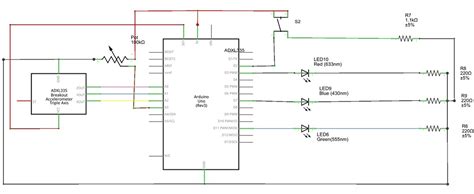 Microprocessor Circuit Diagram Aduc7026 Accelerometer Arduin