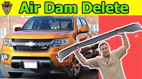 How To Remove The Air Dam Off A Chevy Colorado Youtube