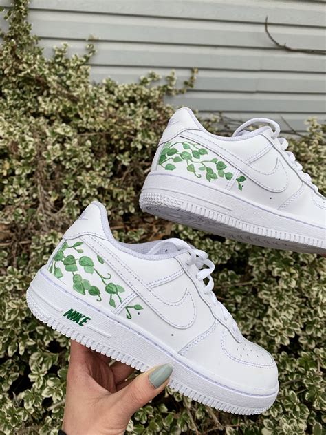 Vine/plant Design Custom Air Force 1's af1s - Etsy