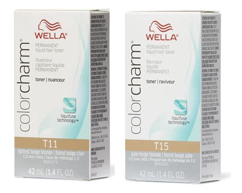 Wella Color Charm T11 Lightest Beige Blonde T15 Pale Beige Blonde 1 4