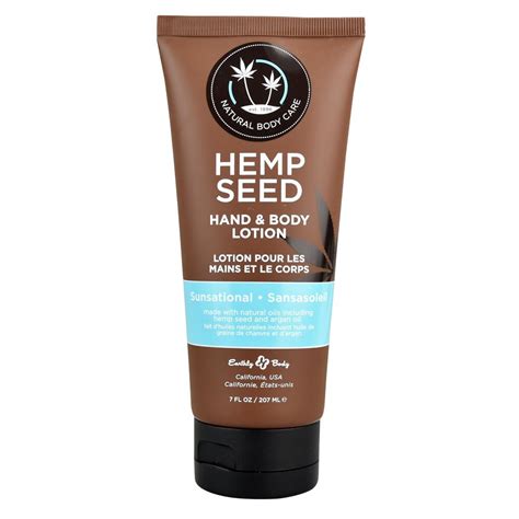 Earthly Body Hemp Seed Hand And Body Lotion 7oz