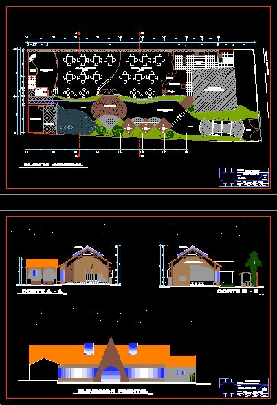 Recreo Turistico En Autocad Librer A Cad