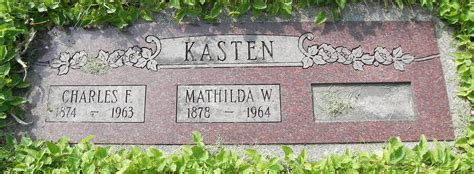 Charles Frederick Kasten 1874 1963 Find A Grave Memorial