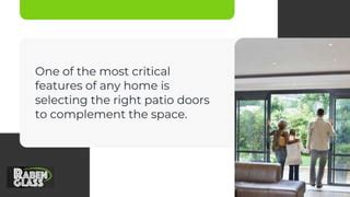 Factors To Consider When Choosing Patio Doors PPT