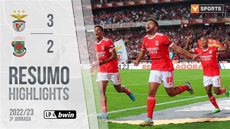 Highlights Resumo Benfica 3 2 Paços de Ferreira Liga 22 23 3