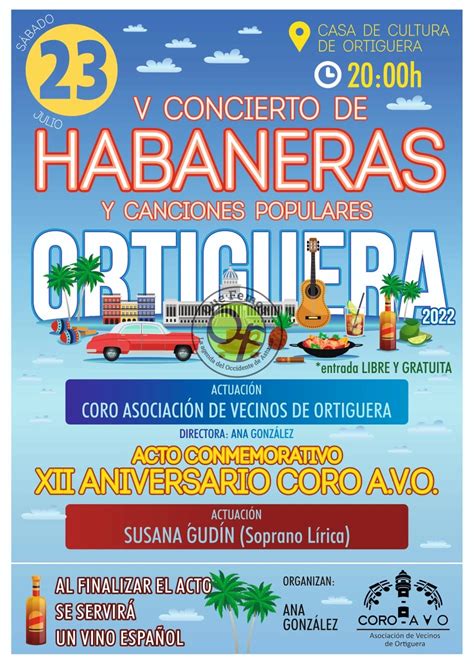 Coaña V Concierto de habaneras y canciones populares 2022 en Ortiguera