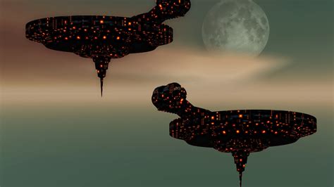 Скачать обои рендеринг, Луна, Космические корабли, раздел рендеринг в ...