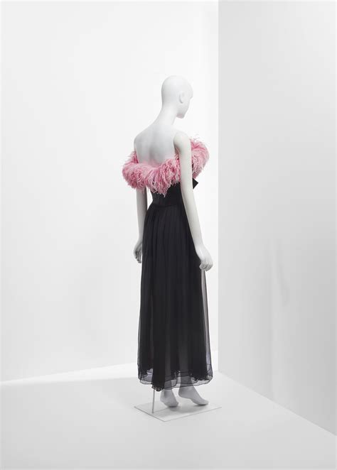 YVES SAINT LAURENT HAUTE COUTURE AUTOMNE HIVER 1991 1992 ROBE DU SOIR