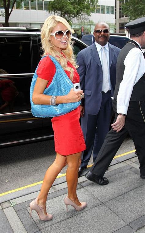Hot Celeb Pics PARIS HILTON IN RED