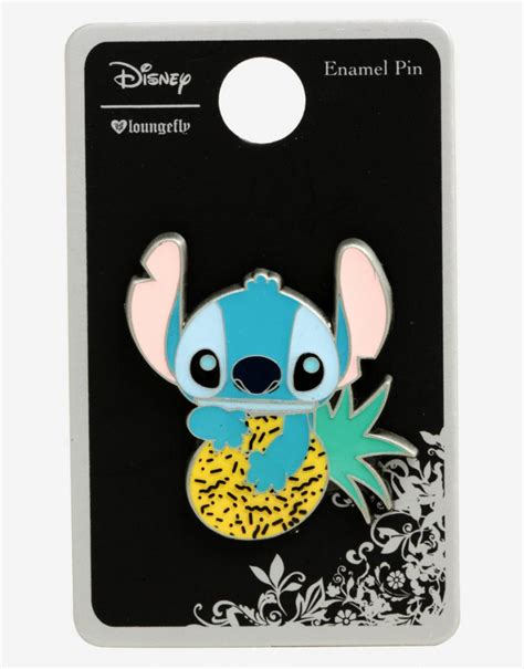 Stitch Climbing A Pineapple Hot Topic Lilo Stitch Loungefly Disney Pin