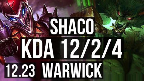 Shaco Vs Warwick Jng M Mastery Games Dominating