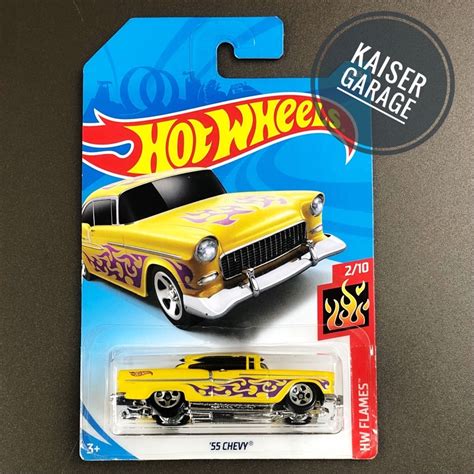 Hot Wheels Chevy Yellow Hw Flames Shopee Malaysia