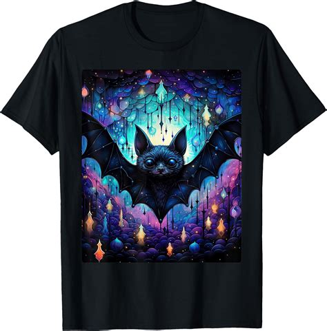 Hot Trending Kiraa Tee With Gothic Bat Spooky Bats Pattern Moon Night Unisex S 5Xl T Shirt