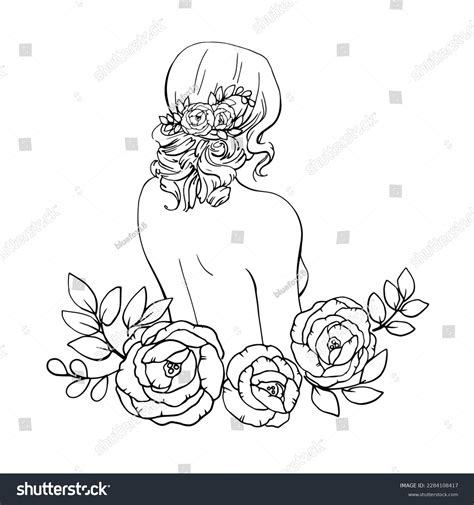 Graphic Drawing By Hand Image Naked Stock Vector Royalty Free Shutterstock