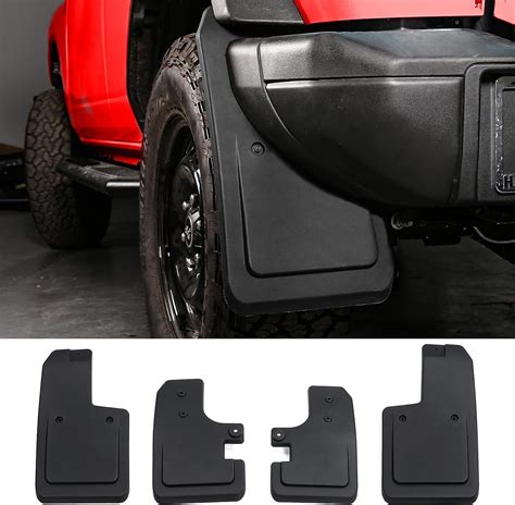 Mabett Mud Flaps For Ford Bronco Accessories 2021 2022 2023 24 Door No Punching