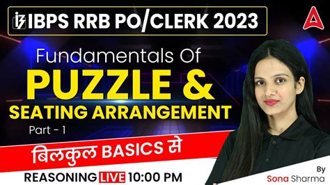 IBPS RRB PO CLERK 2023 FUNDAMENTALS OF Puzzle Seating Arrangement