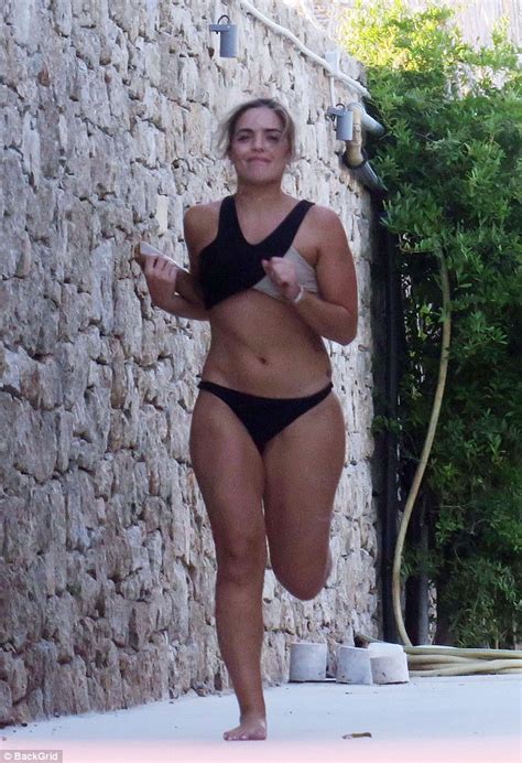 Olympia Valance Flaunts Incredible Curves In Sexy Bikini Daily Mail Online