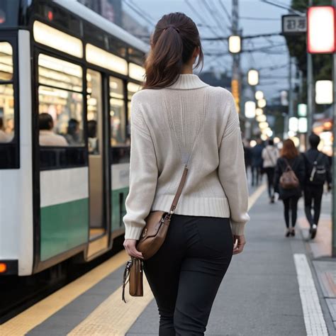 Image Of A Woman In A Black Pants And Hot Ass Aihotassfactory