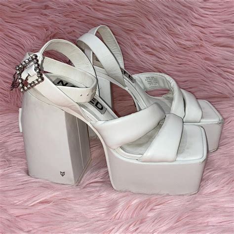 Naked Wolfe Jingle White Sz Amazing Condition Few Depop