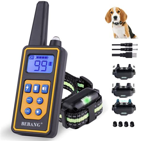 Bebang Dog Training Collars Dog Shock Collar With Remote 2600 Feet 3