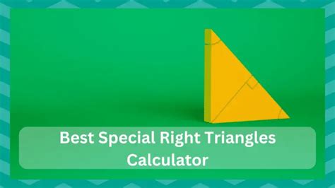 Best Special Right Triangles Calculator Jscalc Blog