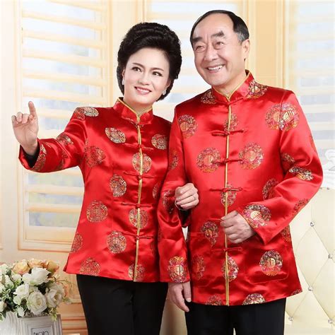 Traditional Chinese Clothing for Women Men Blouse Vintage China Collar ...