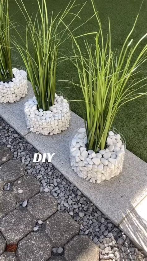🏡 Dekoratif Taş Saksıları Hazırladık Jardim Diy Idéias De Jardinagem Jardins Pequenos