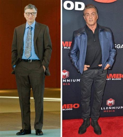 Celebrities And Their Height | Celebrities