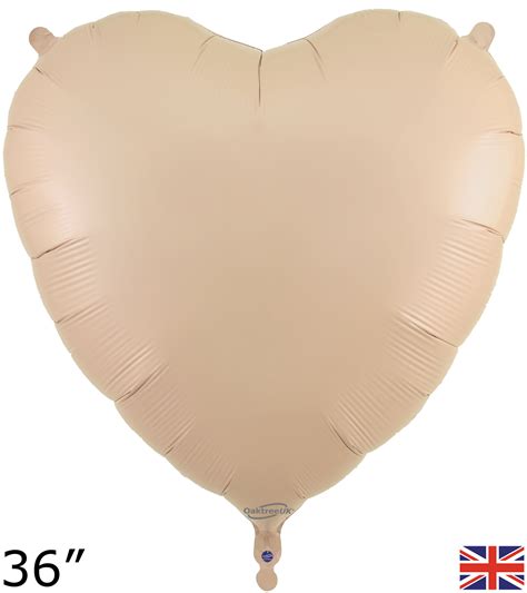 Oaktree Inch Nude Heart Packaged Oaktree Solid Colour