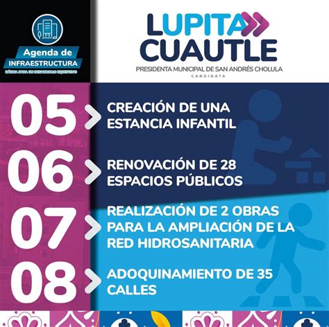 Lupita Cuautle presenta la Agenda de Infraestructura Básica para un