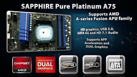 Sapphire Pure Platinum A For Amd Apu Youtube