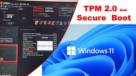 Windows 11 How To Enable Tpm 20 And Secure Boot In Bios 2021 How To Images