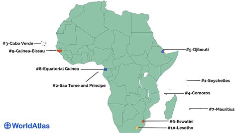 The 10 Least Populated Countries In The World Worldatlas