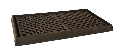 Containment Tray: With Grate, Black | E-Environmental Solutions