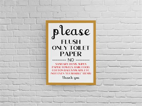 Funny Printable Bathroom Sign for the Modern Restroom Do Not - Etsy