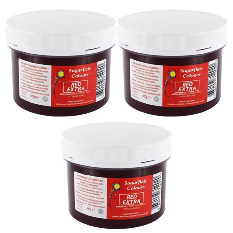 Sugarflair Colours Red Extra Maximum Concentrate Paste 400 G For Sale