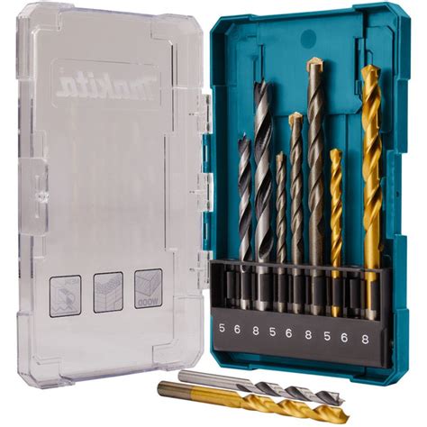 Набор сверл Makita по бетону/металлу/дереву 9 шт. D-71962 - купить с ...