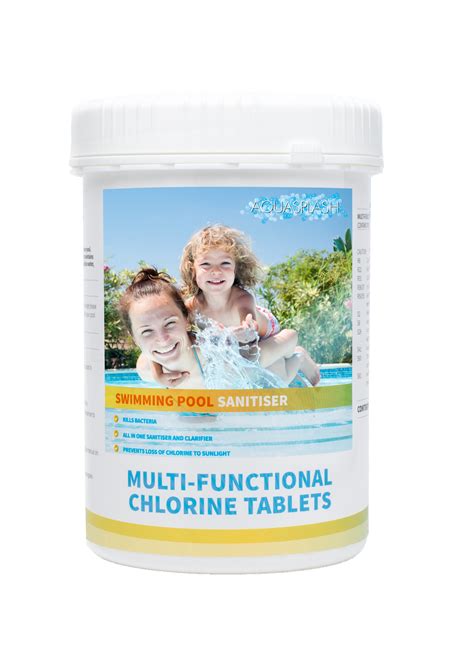 Aquasplash 1kg Multifunctional Chlorine Tablets 200g No1