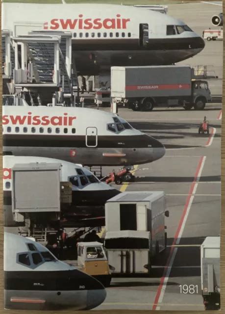 Swissair Airlines Profile Brochure B Dc Dc Annual Report