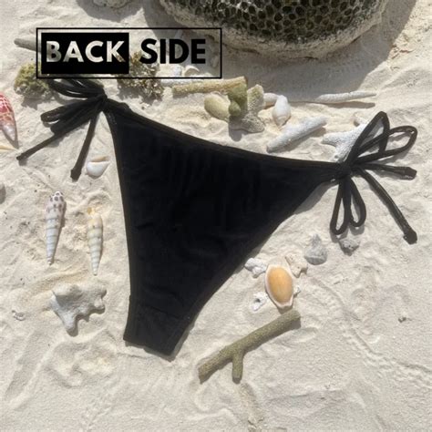 Tan Through Tie Side Bikini Bottom Katie Swimwear