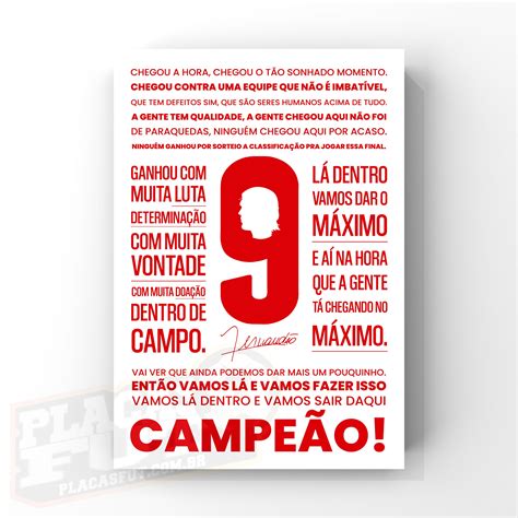 Quadro Discurso Fernand O Final Mundial Placasfut