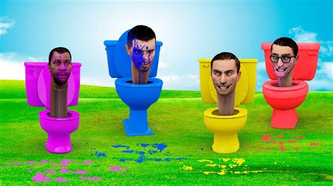 Super Granny Vs Color Skibidi Toilet Vs Speakerman Vs Cameraman Youtube