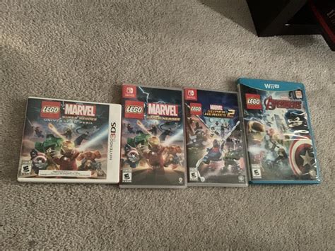 Finally got all the Lego Marvel games : r/legogaming