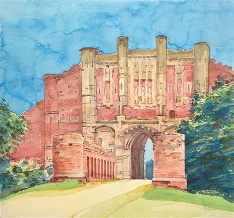 Thornton Abbey Gatehouse Lincs By Geoffrey Humphreys Thornton Abbey