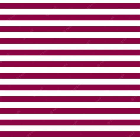 Premium Vector | White and burgundy horizontal stripes seamless pattern.