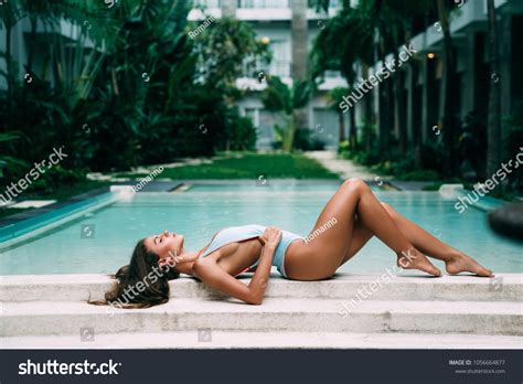 Tanned Model Bikini Posing Images Stock Photos Vectors Shutterstock